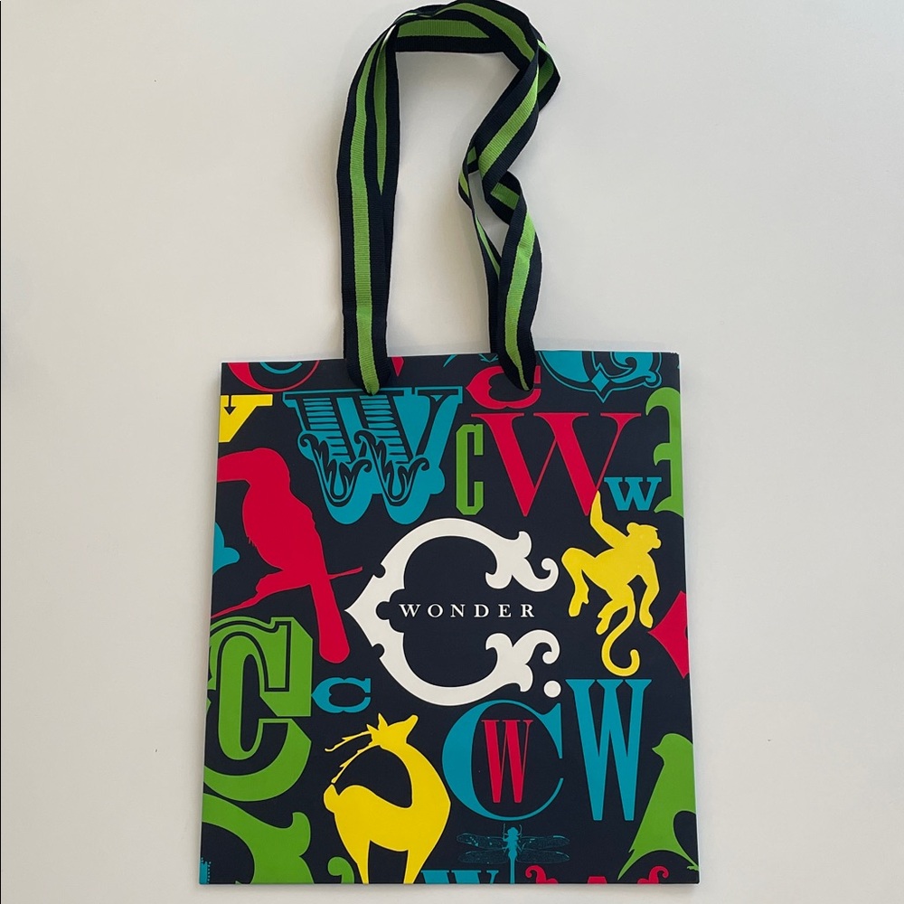 CWonder vintage Multicolor thick paper Tote Bag